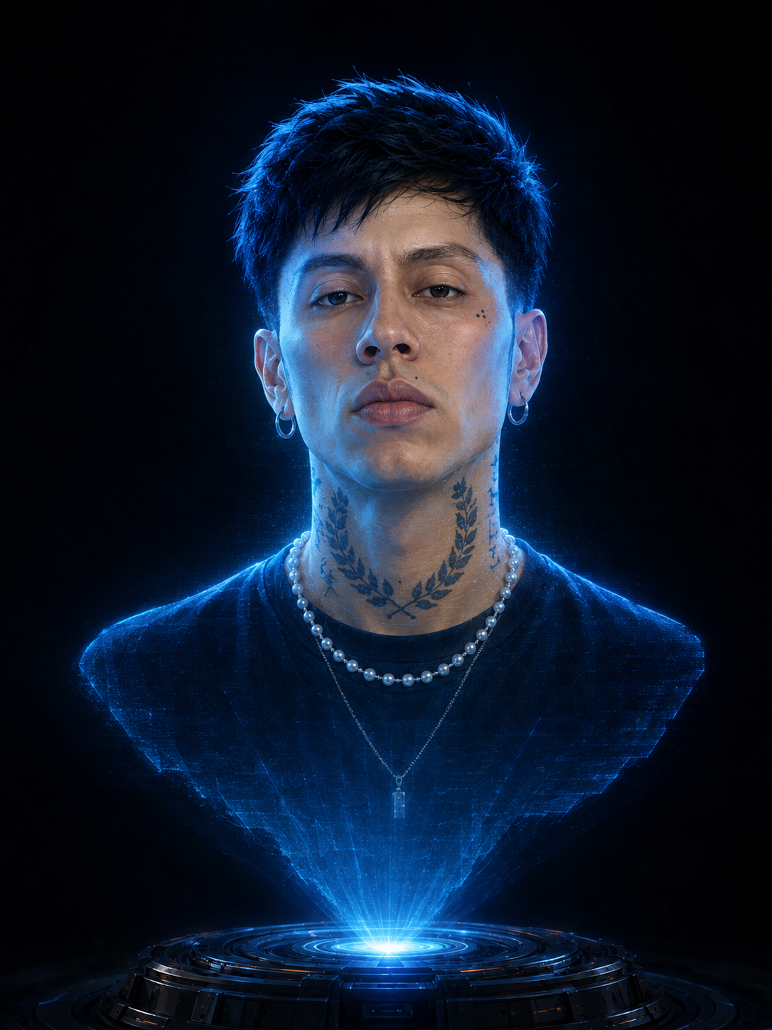 Avatar holográfico de Antony Pacheco